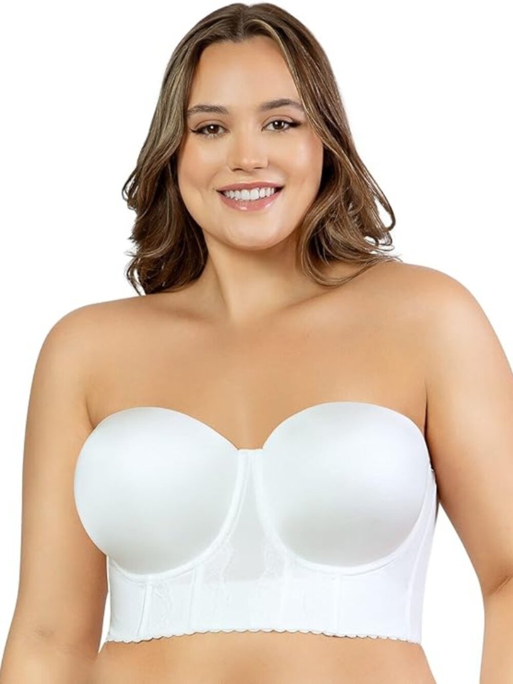 PARFAIT Elissa P50116 Women's Full Bust and Full Figure Strapless Longline Bra